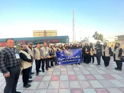 گزارش تصویری از اولین کاروان رسانه ای بسیج رسانه استان خوزستان به مرزچذابه