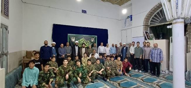 برگزاری مراسم گرامیداشت هفته دفاع مقدس در مسجد صاحب‌الزمان(عج) پایگاه صاحب‌الامر(عج)